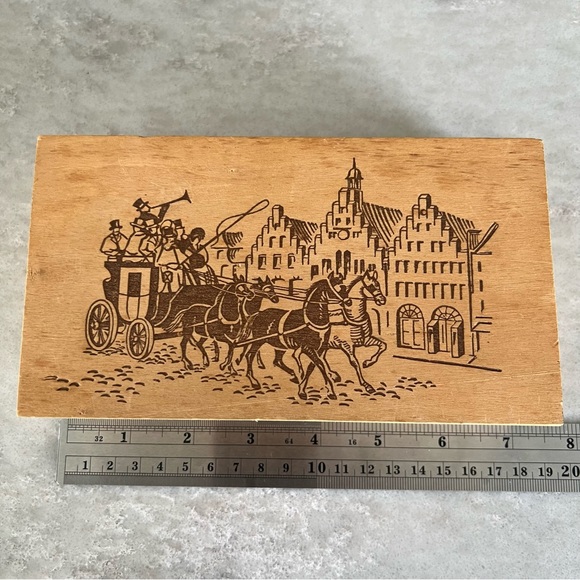 Vintage Mouson & Co Germany Wooden Box - Picture 5 of 8